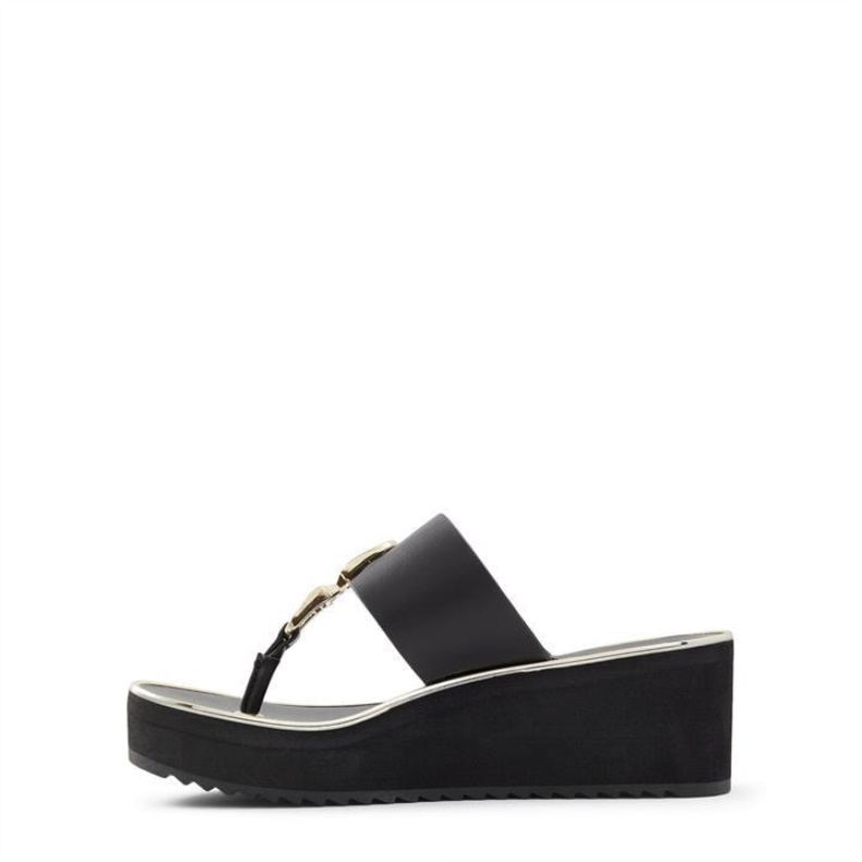 Aldo Aldo Toea T-Bar Sandals Black Fashion