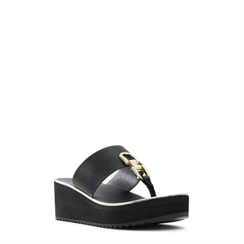 Aldo Aldo Toea T-Bar Sandals Black Fashion
