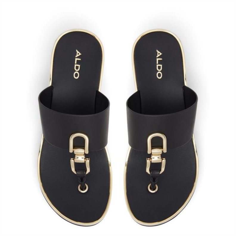 Aldo Aldo Toea T-Bar Sandals Black Fashion