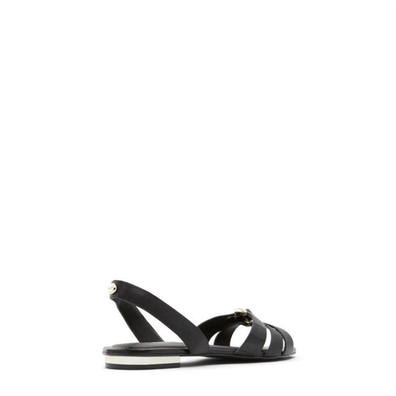 Aldo Black Fashion Aldo Marassi Flat Sandals