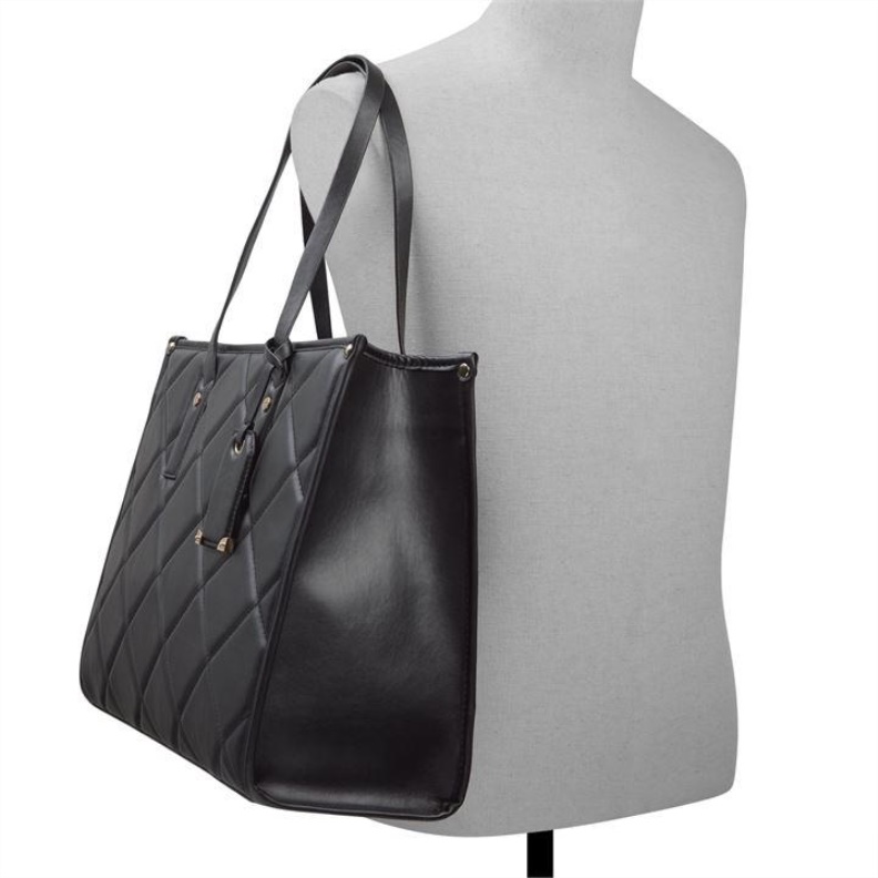 Aldo Parpag Tote Bag Jet Black Aldo Fashion