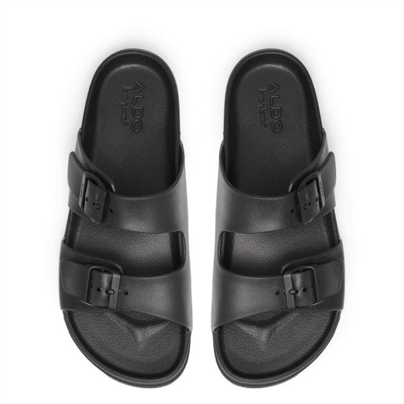 Fashion Aldo Aldo Hideo Flat Sandals Black