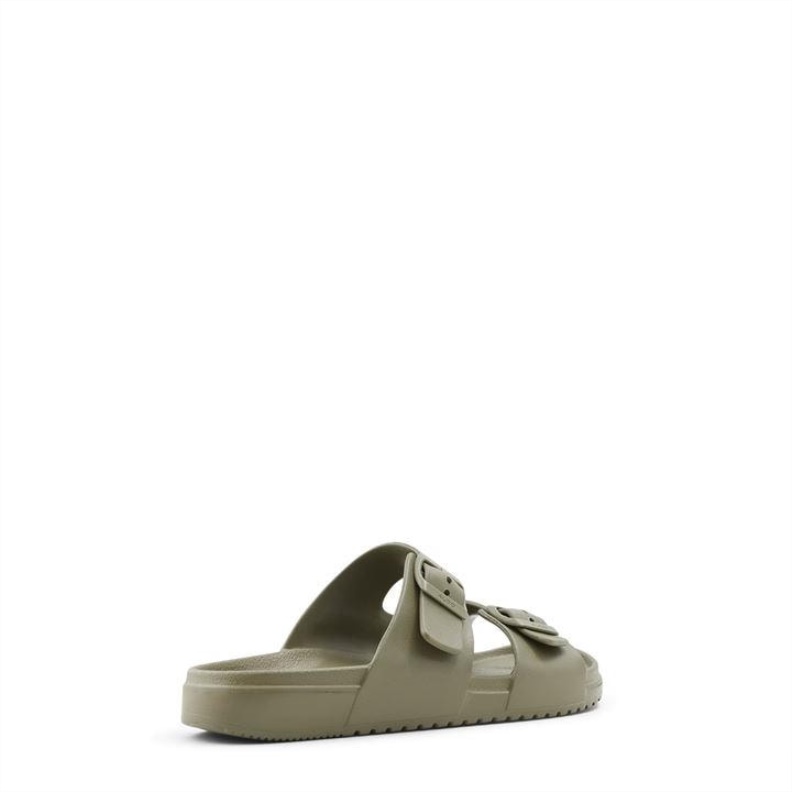 Fashion Khaki Aldo Hideo Flat Sandals Aldo
