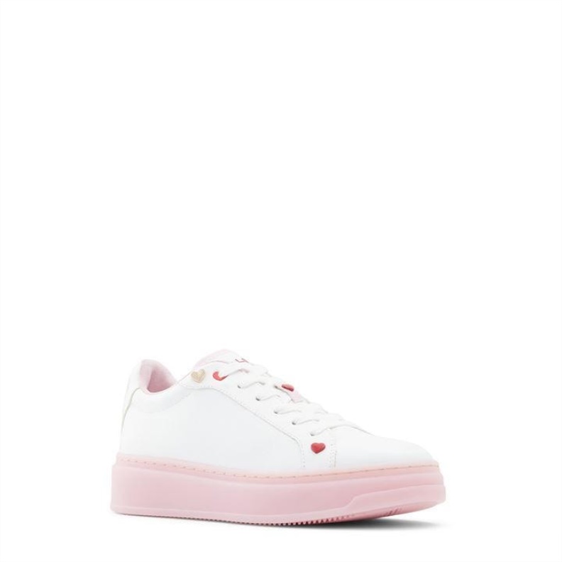 White Aldo Rosecloud Trainers Fashion Aldo