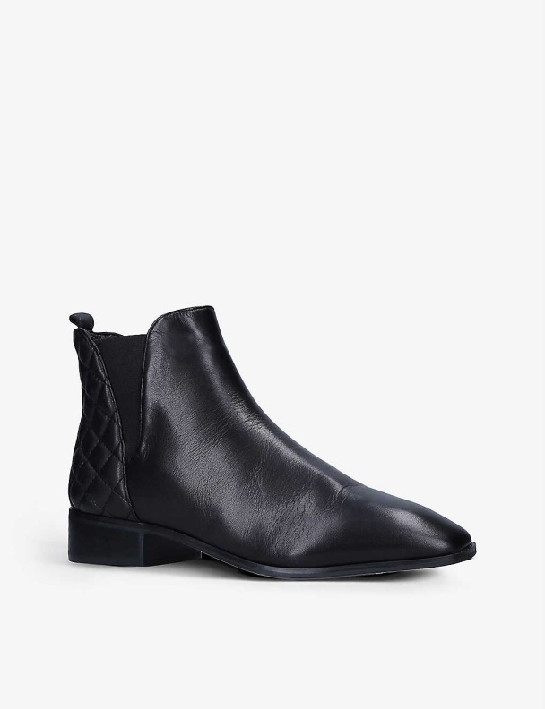 Aldo Fashion Torwenflex Faux-Leather Ankle Boot Black