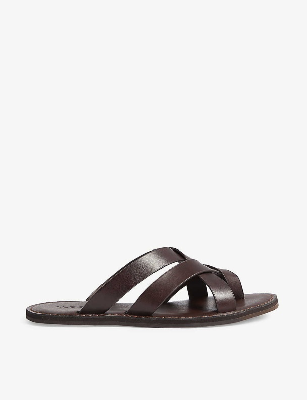 Fashion Black Patent Poade High Platform Sandals Aldo