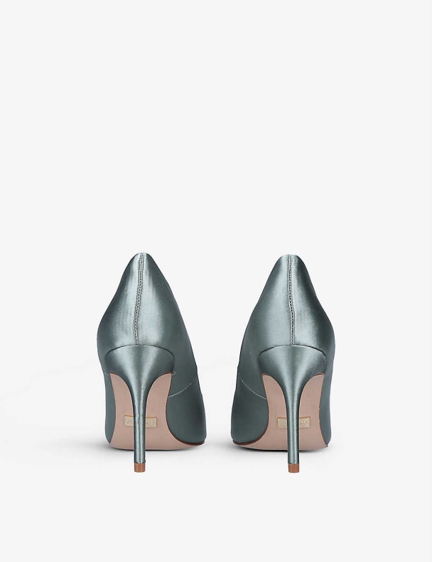 Platine Embellished-Detail Satin Court Shoes Aldo Fashion Green