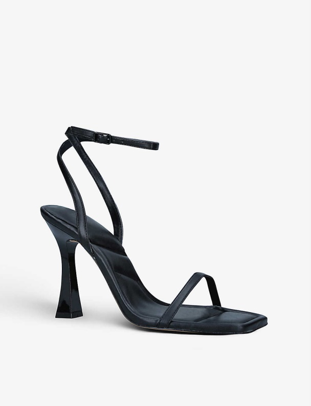Vivanti Square-Toe Faux-Leather Strappy Sandals Fashion Aldo Black