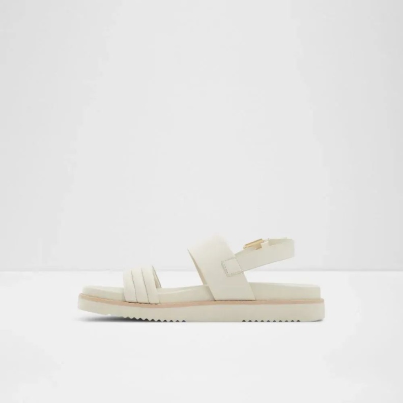 Adwerrandra Women's Flat Strap Sandal Aldo Fashion Other White