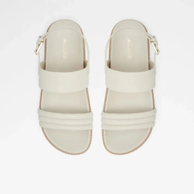 Adwerrandra Women's Flat Strap Sandal Aldo Fashion Other White
