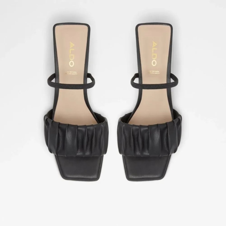 Fashion Black Adreran Women's Block Heel Sandal Aldo