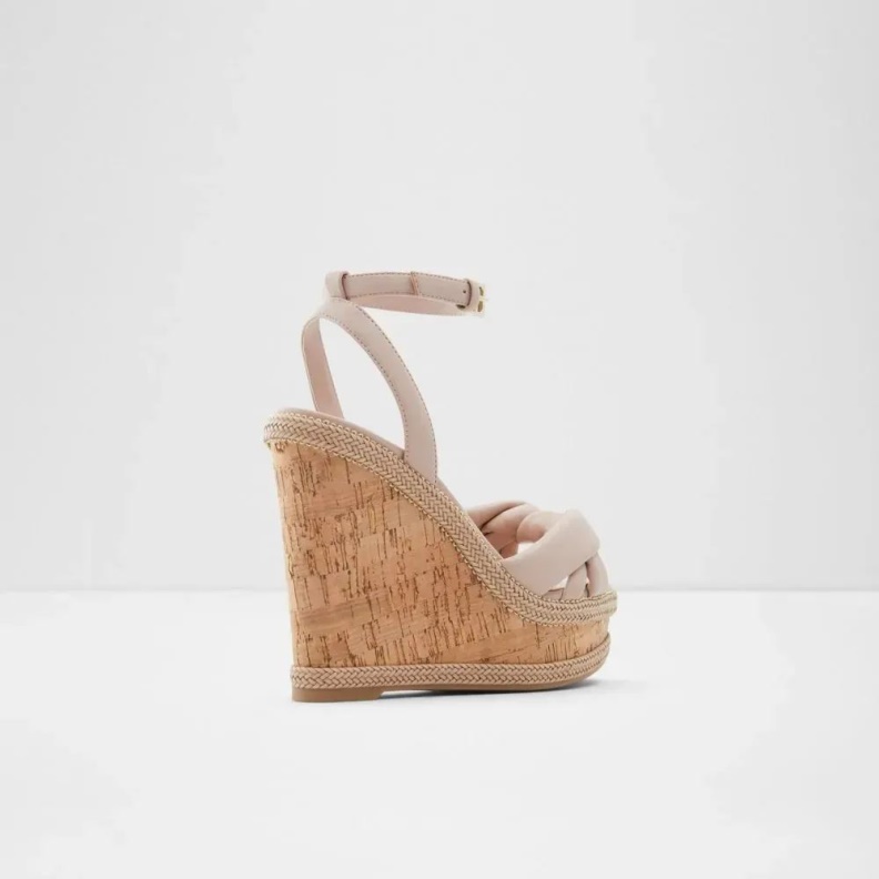 Light Pink Fashion Aldo Adrirawen Women's Two Piece Wedge Sandal