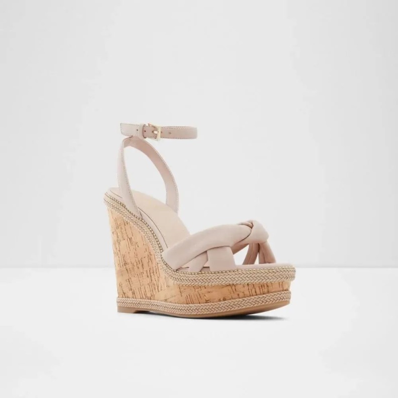 Light Pink Fashion Aldo Adrirawen Women's Two Piece Wedge Sandal