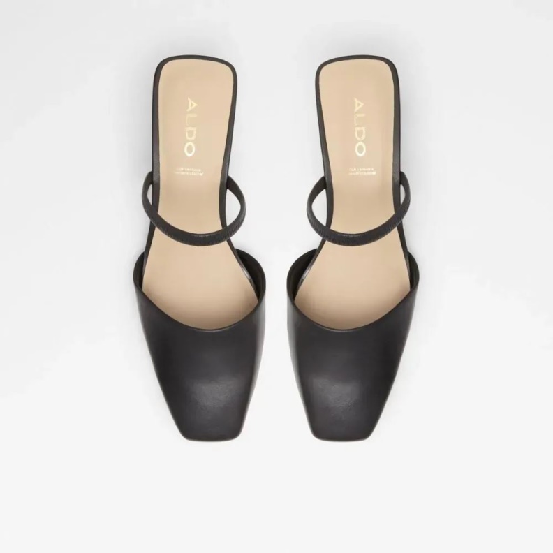 Aldo Afean Women's Pointed Toe Slip-On Heel Other-Black Fashion