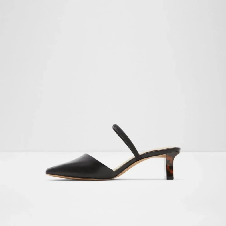 Aldo Afean Women's Pointed Toe Slip-On Heel Other-Black Fashion