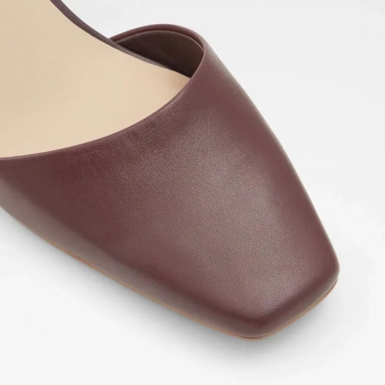 Aldo Fashion Afean Women's Pointed Toe Slip-On Heel Dark-Brown