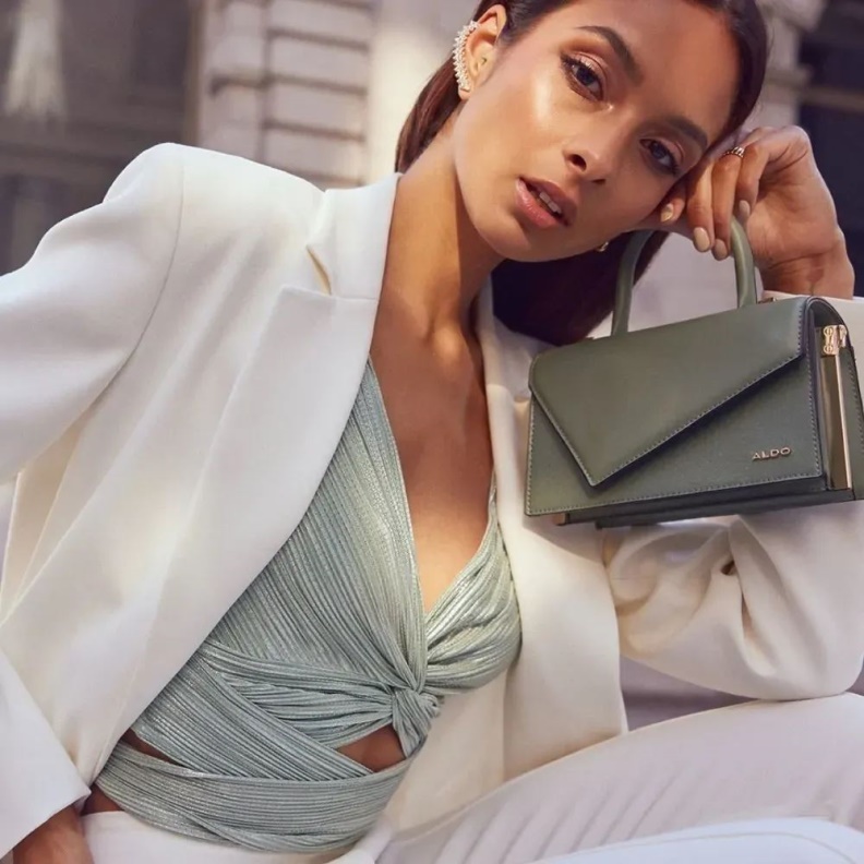 Drienia Women's Handbag Top Handle Fashion Light Green Aldo