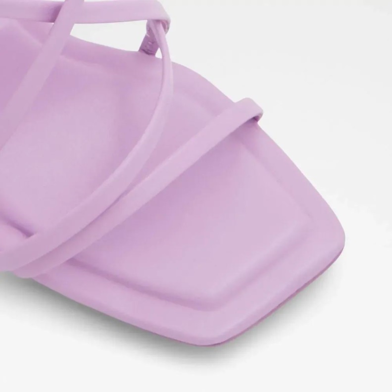 Aldo Amilia Women's Strappy Heeled Sandal Medium Purple Fashion