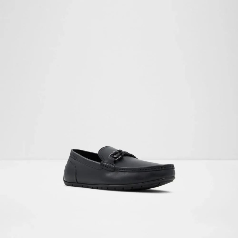 Black Ambani Men's Slip-On Almond Toe Loafer Fashion Aldo