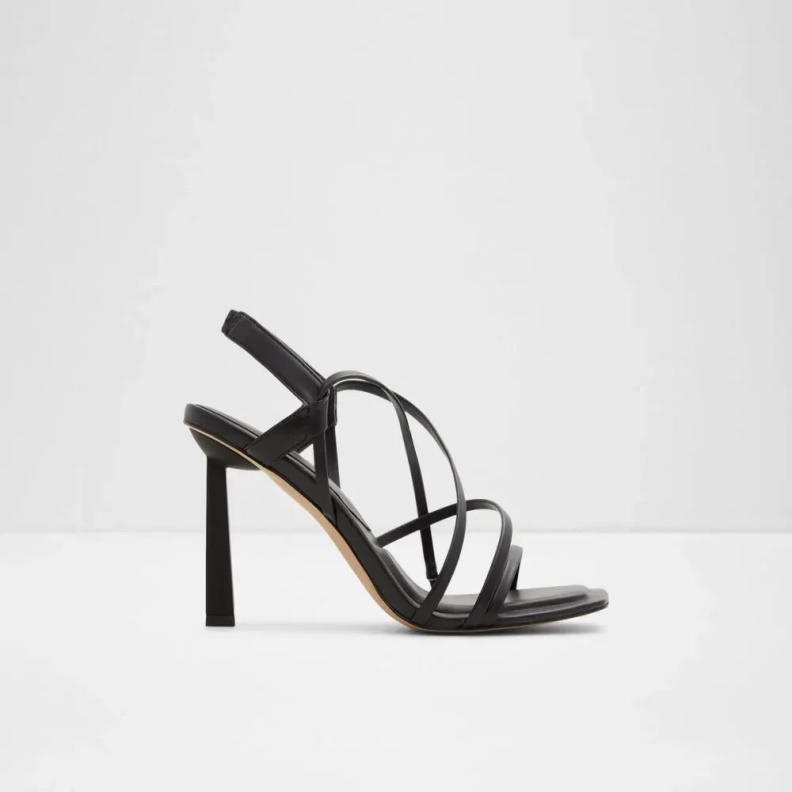 Black Amilia Women's Strappy High Heel Sandal Aldo Fashion