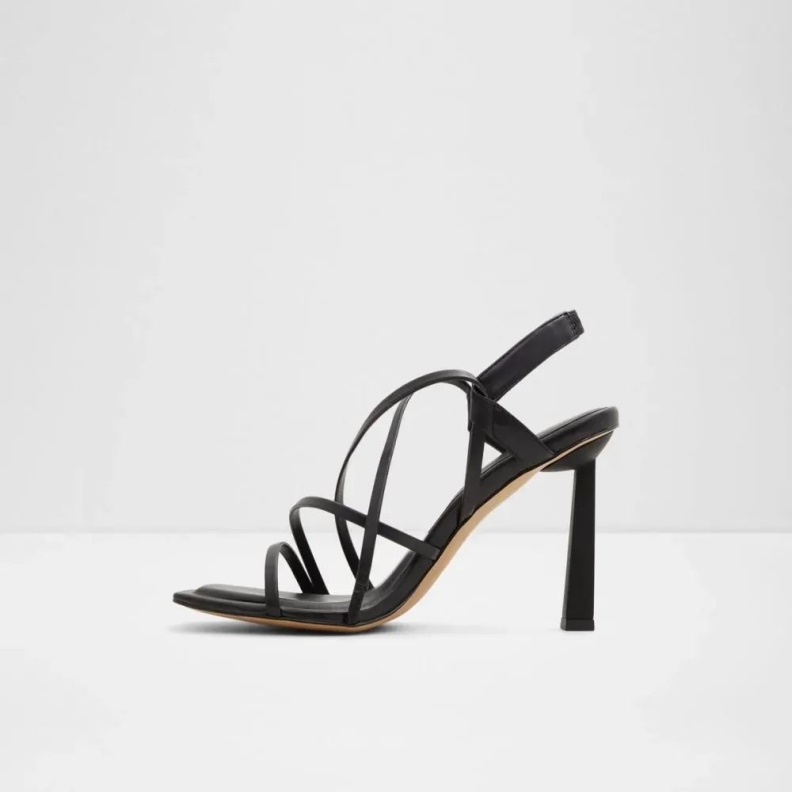 Black Amilia Women's Strappy High Heel Sandal Aldo Fashion