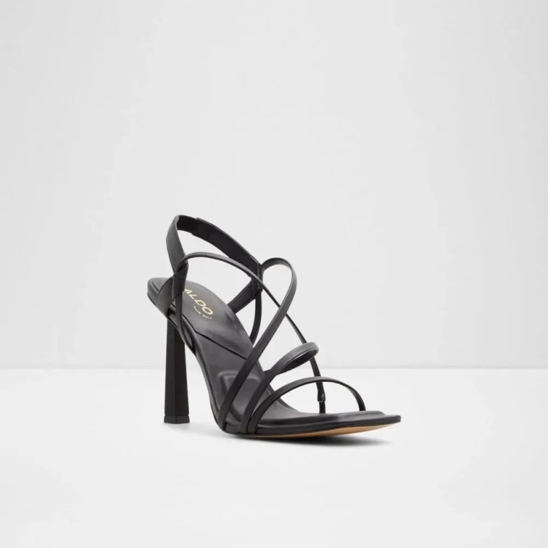 Black Amilia Women's Strappy High Heel Sandal Aldo Fashion