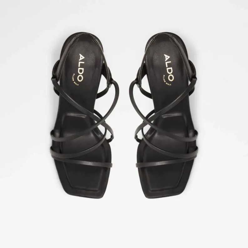 Black Amilia Women's Strappy High Heel Sandal Aldo Fashion