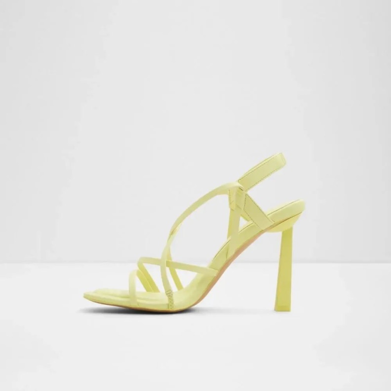 Fashion Aldo Light Yellow Amilia Women's Strappy Heeled Sandal