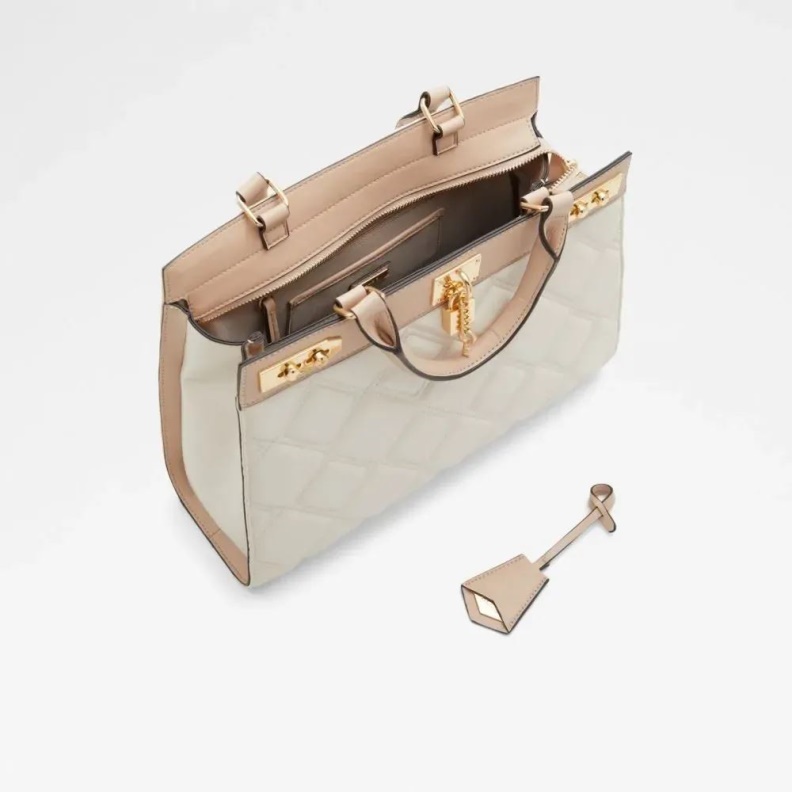 Fashion Aldo Annandra Women's Handbag Satchel Bone Multi