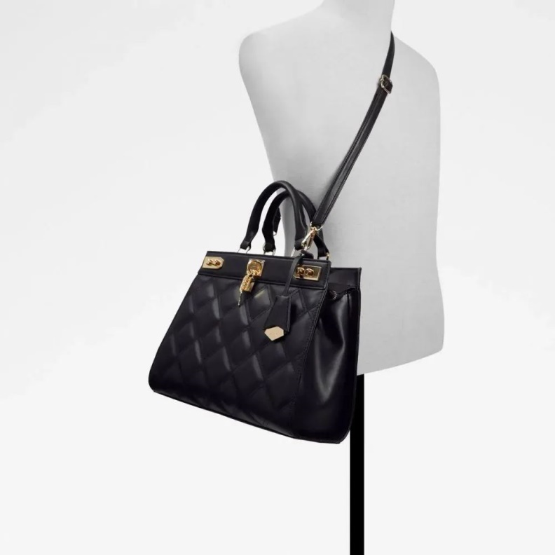 Fashion Aldo Black Annandra Women's Handbag Satchel