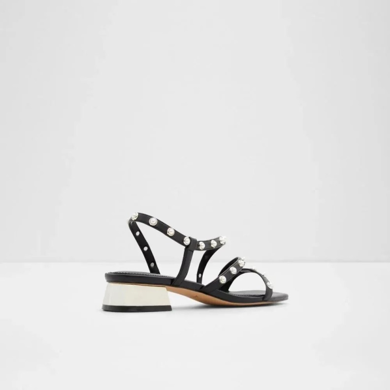 Aldo Black Fashion Asayweth Women's Sling Back Flat Sandal