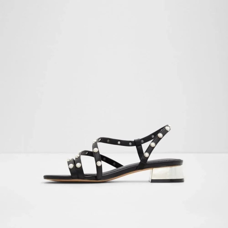 Aldo Black Fashion Asayweth Women's Sling Back Flat Sandal