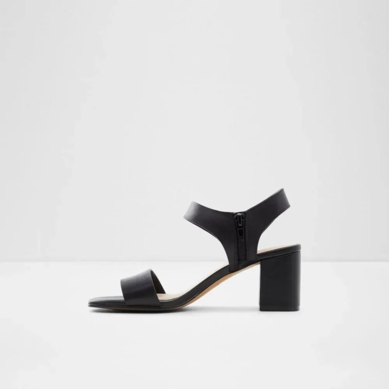 Aldo Fashion Black Astaossa Women's Block Heeled Sandal