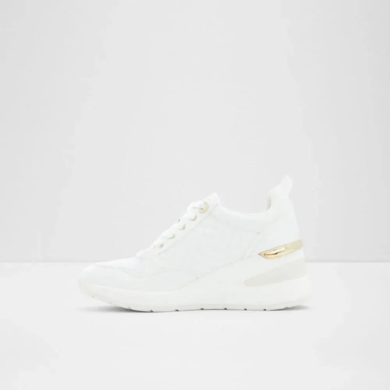 Asilahan Women's Wedge Sneaker Fashion White Aldo
