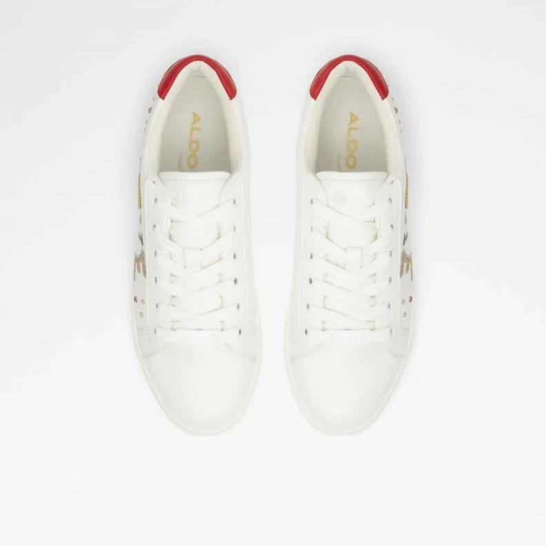 Astendacia Women's Low Top Sneaker Fashion Aldo Red