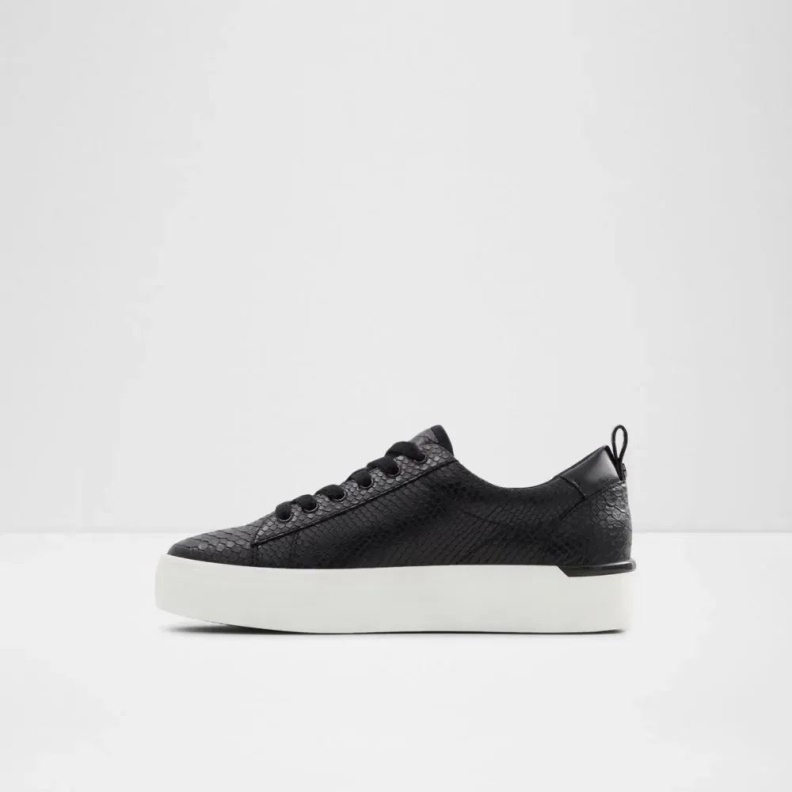 Black Aldo Fashion Astalewen Women's Lace-Up Sneaker