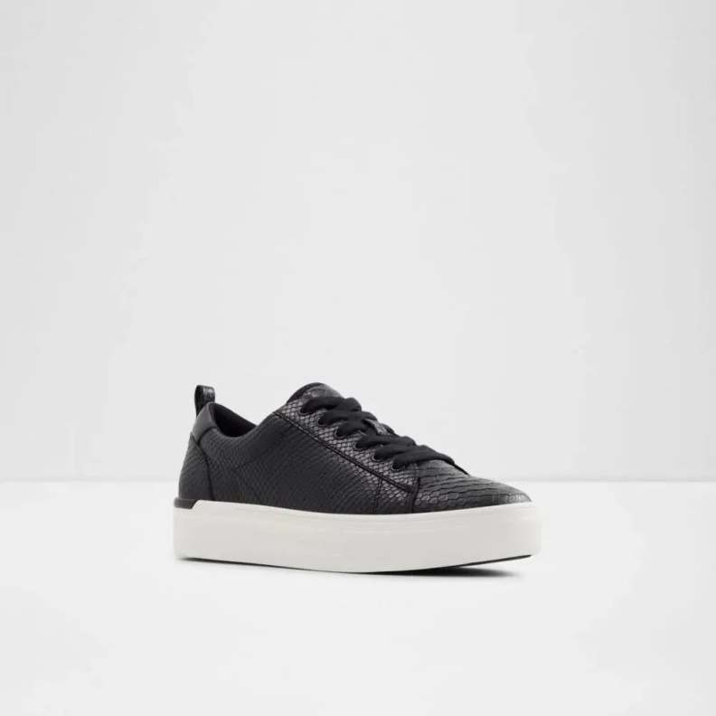 Black Aldo Fashion Astalewen Women's Lace-Up Sneaker