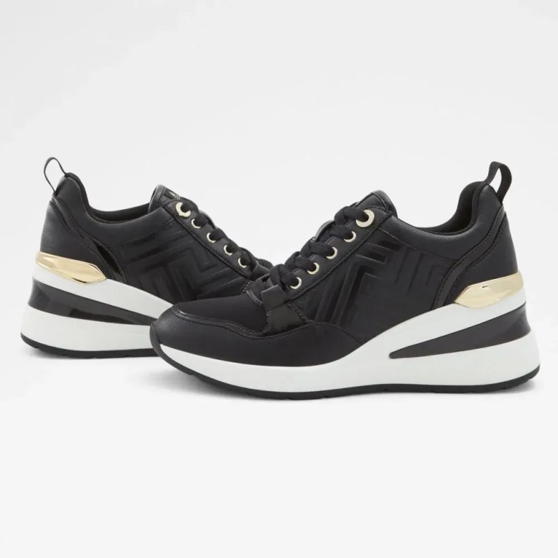Black Asilahan Women's Wedge Sneaker Fashion Aldo