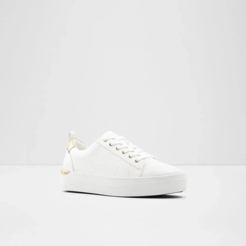 White Astalewen Women's Lace-Up Sneaker Aldo Fashion