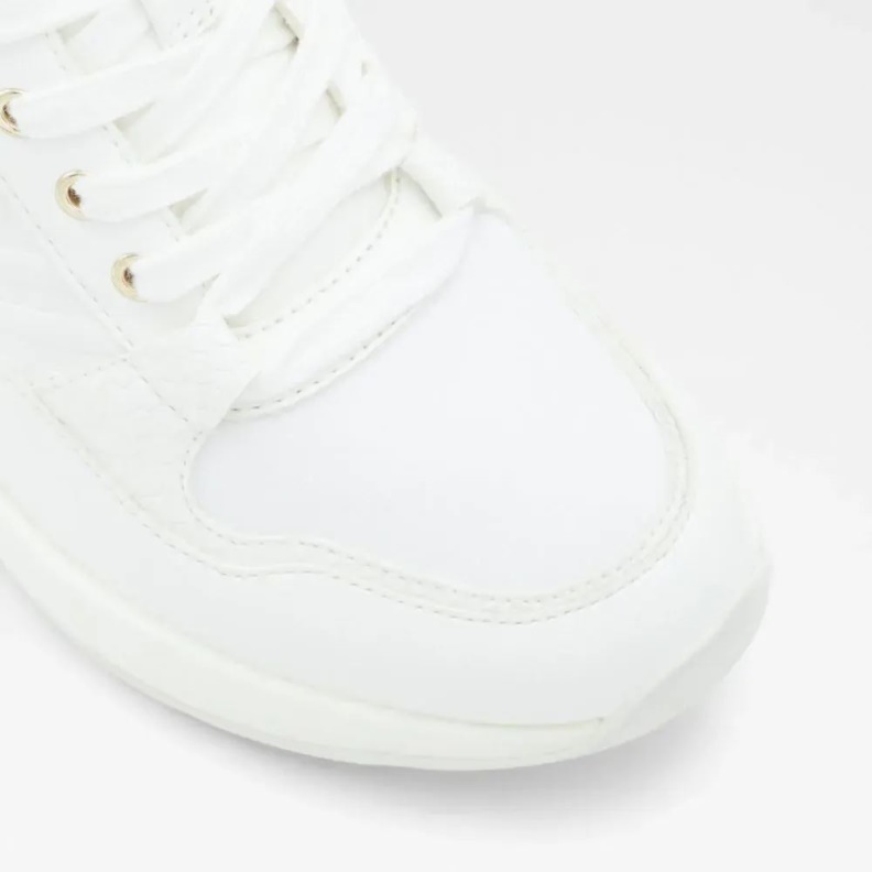 White Fashion Aldo Asilahan Women's Laced-Up Wedge Sneaker