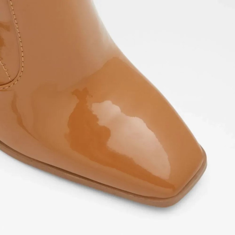 Fashion Aldo Dark-Beige Audrella Women's Block Heel Ankle Boot