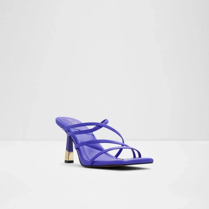 Aldo Aviah Women's Open Toe Heeled Sandal Purple Fashion