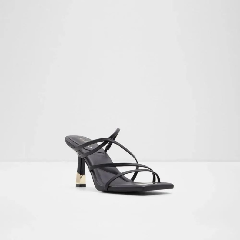 Aldo Black Fashion Aviah Women's Open Toe Heeled Sandal