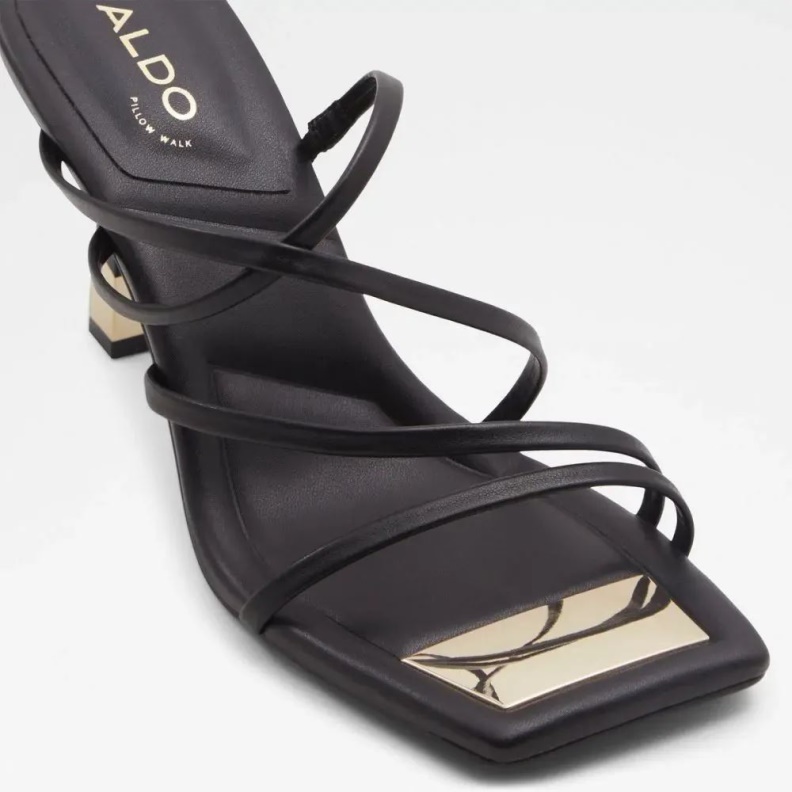 Aldo Black Fashion Aviah Women's Open Toe Heeled Sandal