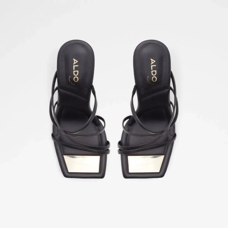 Aldo Black Fashion Aviah Women's Open Toe Heeled Sandal