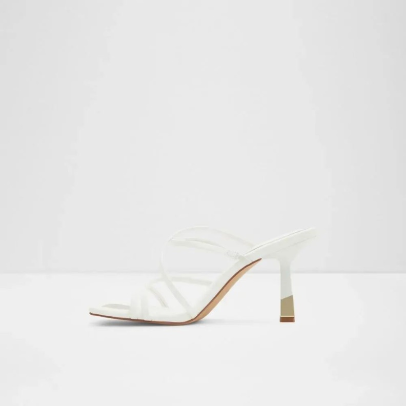 Fashion White Aldo Aviah Women's Open Toe Heeled Sandal
