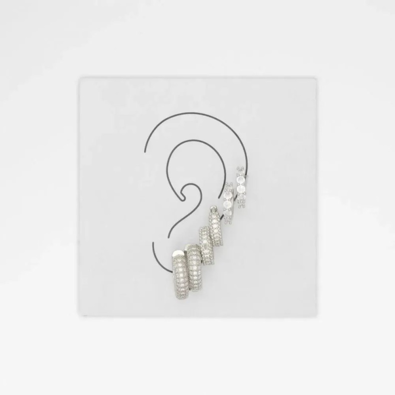 Babendra Women's Accessories Earrings Silver/Clear Multi Aldo Fashion