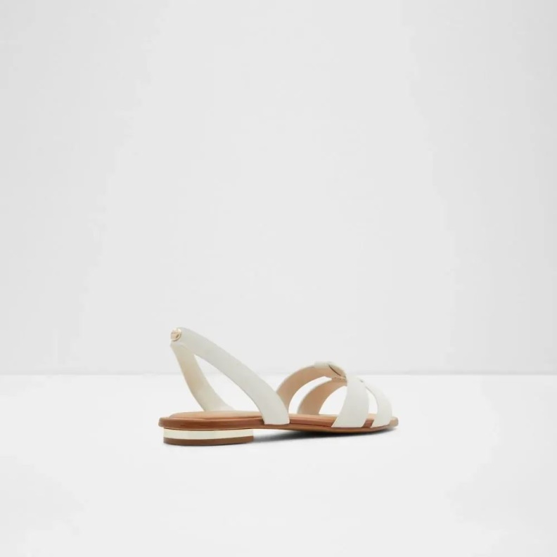 Balera Women's Sling Back Flat Sandal Aldo Fashion Other-White