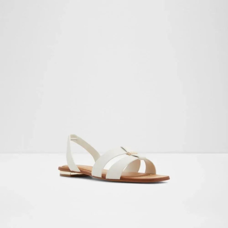 Balera Women's Sling Back Flat Sandal Aldo Fashion Other-White