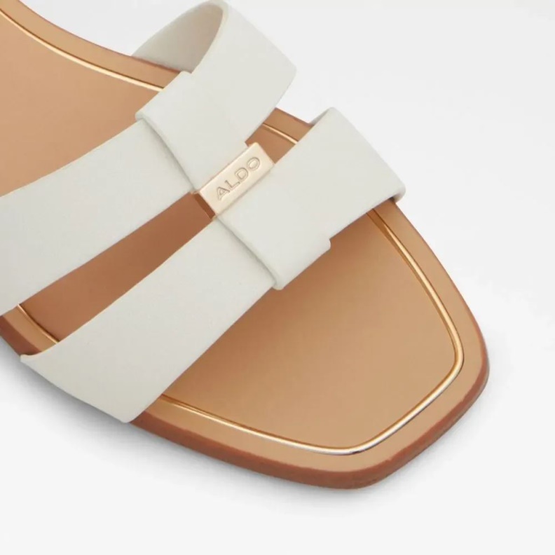 Balera Women's Sling Back Flat Sandal Aldo Fashion Other-White